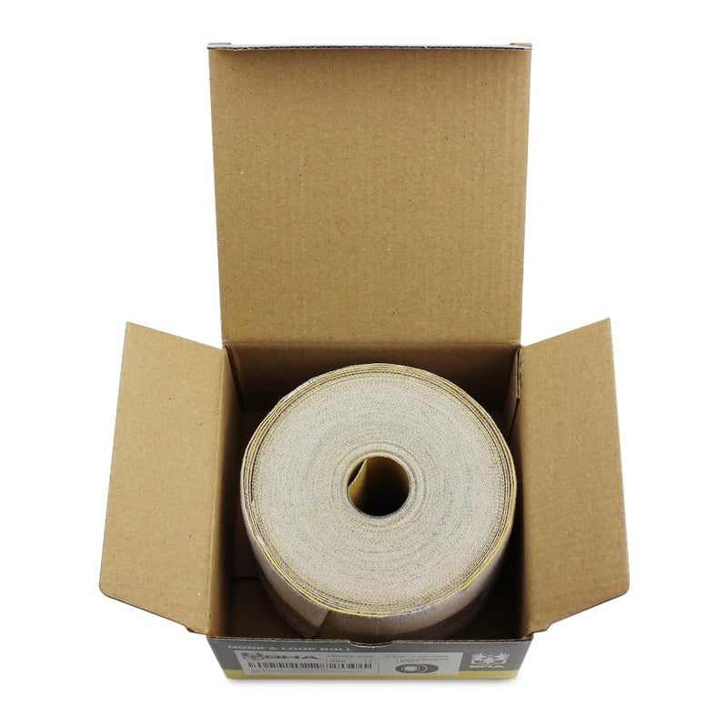 BHA Gold Longboard Hook & Loop Continuous Sanding Roll, 2-3/4" x 20 Yard - Durable, Cut-to-Size, Aluminum Oxide Sandpaper Sheets, Loading & Clog Resistant Gold Stearate Coating - 320 Grit - Image 5